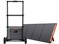 Jackery ポータブル電源 3000 New+折りたたみ式キャリーカート+SolarSaga 200