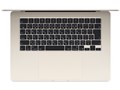 MacBook Air 15.3�C���` Liquid Retina�f�B�X�v���C MC6K4J/A [�X�^�[���C�g]