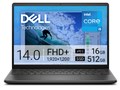 Inspiron 14 Core i5 1334U�E16GB�������E512GB SSD���ڃ��f��(300nit) [�J�[�{���u���b�N]