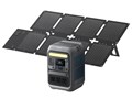 Solix C300 Portable Power Station with Solix PS60 Compact Portable Solar Panel B17225Z1 [�_�[�N�O���[]
