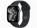 Apple Watch Series 11 GPS���f�� 42mm MEQT4J/A [�W�F�b�g�u���b�N�E�u���b�N�X�|�[�c�o���h S/M]