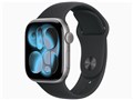 Apple Watch Series 11 GPS���f�� 42mm MEQW4J/A [�X�y�[�X�O���C�E�u���b�N�X�|�[�c�o���h S/M]