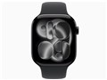 Apple Watch Series 11 GPS���f�� 46mm MEUX4J/A [�W�F�b�g�u���b�N�E�u���b�N�X�|�[�c�o���h M/L]