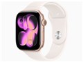 Apple Watch Series 11 GPS���f�� 46mm MEV74J/A [���[�Y�S�[���h�E���C�g�u���b�V���X�|�[�c�o���h M/L]