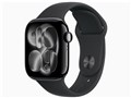 Apple Watch Series 11 GPS+Cellular���f�� 42mm MF834J/A [�W�F�b�g�u���b�N�E�u���b�N�X�|�[�c�o���h S/M]