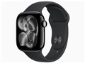 Apple Watch Series 11 GPS+Cellular���f�� 42mm MF854J/A [�W�F�b�g�u���b�N�E�u���b�N�X�|�[�c�o���h M/L]