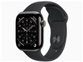 Apple Watch Series 11 GPS+Cellular���f�� 42mm MF8R4J/A [�X���[�g�`�^�j�E���P�[�X�E�u���b�N�X�|�[�c�o���h S/M]