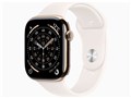 Apple Watch Series 11 GPS+Cellular���f�� 46mm MFD64J/A [�S�[���h�`�^�j�E���P�[�X�E���C�g�u���b�V���X�|�[�c�o���h M/L]
