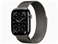 Apple Watch Series 11 GPS+Cellular���f�� 46mm MFD34J/A [�X���[�g�`�^�j�E���P�[�X�E�X���[�g�~���l�[�[���[�v S/M]
