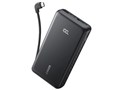 Zolo Power Bank (20000mAh 22.5W Built-In USB-C�P�[�u��) A110EN11 [�u���b�N]