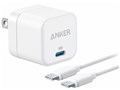 PowerPort III 20W Cube with USB-C & USB-C �P�[�u�� B2149N24 [�z���C�g]