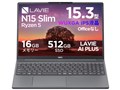 LAVIE Direct N15 Slim Ryzen 5�E16GB�������E512GB SSD�E15.3�^WUXGA�t������ ���i.com���胂�f�� NSLKC5545S2T1B [���i�O���[]
