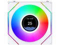 UNI FAN SL-INF LCD FLEX 120 Single Pack 12SLIND1F1W [�z���C�g]