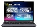 GALLERIA NMC9L-R58-H6 ���i.com���胂�f�� Core Ultra 9 290HX Plus�ERTX 5080�E32GB�������E1TB NVMe SSD�E16�C���` WQXGA�t�� 300Hz K/25020-11a