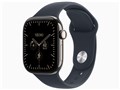 Apple Watch Series 12 GPS+Cellular���f�� 42mm MJGF4X/A [�i�`�������`�^�j�E���P�[�X�E�l�C�r�[�u���[�X�|�[�c�o���h S/M]