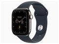 Apple Watch Series 12 GPS+Cellular���f�� 42mm MJGG4X/A [�i�`�������`�^�j�E���P�[�X�E�l�C�r�[�u���[�X�|�[�c�o���h M/L]