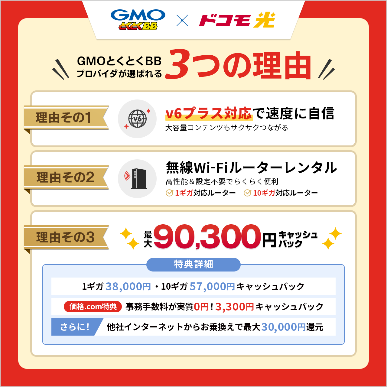 GMOとくとくBB ドコモ光 マンションタイプ 2年契約｜プロバイダ比較 - 価格.com