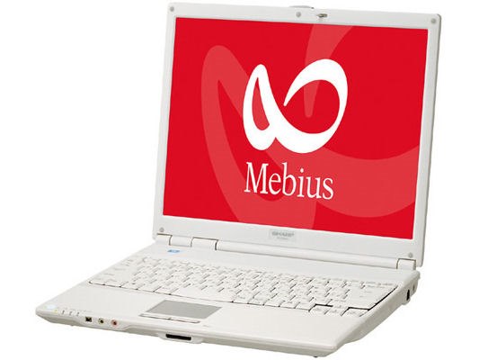 旧型ノートPC　SHARP メビウス　PC-CB1-CJ／動作してます 旧型ノートPC SHARP メビウス PC-CB1-CJ／動作してます - メルカリ
