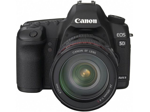 Canon EOS 5D Mark II液晶画面にも傷があります
