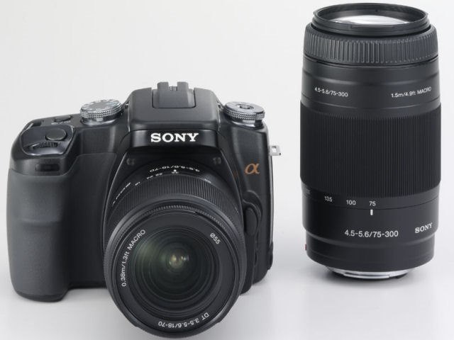 SONY dslr-a100w α100 ダブルレンズセット α100 DSLR-A100W Wズームレンズキットの製品画像 - 価格.com