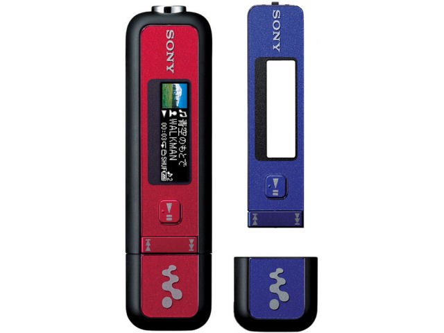 NW-E025F ブレイジングレッド&インディゴブルー (2GB)の製品画像