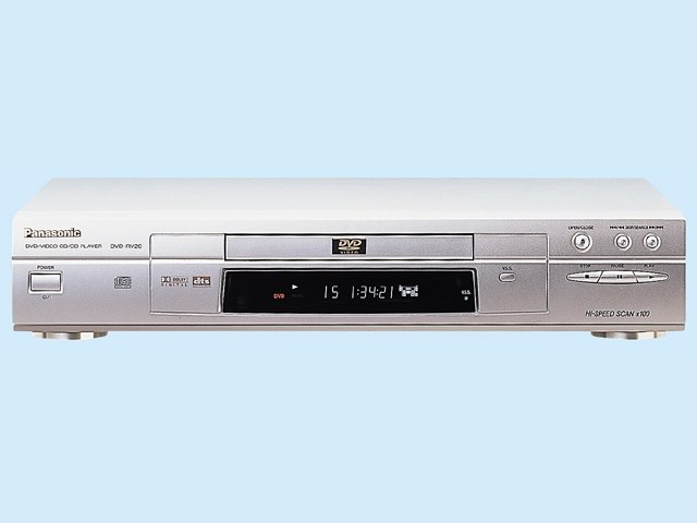 ★パナソニック　Panasonic ＤＶＤ／ＣＤプレーヤー DVD-RV20 Panasonic Model: DVD-RV20 DVD/CD Player Made In Japan Tested