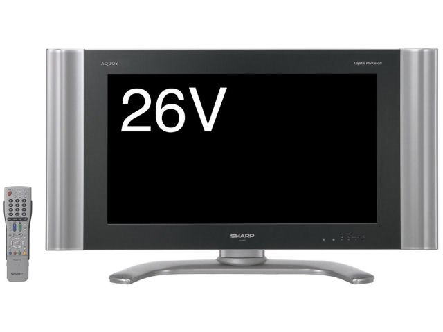 SHARP】AQUOS LC-26E8（26V型）リモコン付き 2010年製