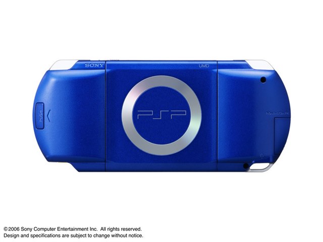 PSP プレイステーション・ポータブル メタリックブルー PSP-1000 MBの 