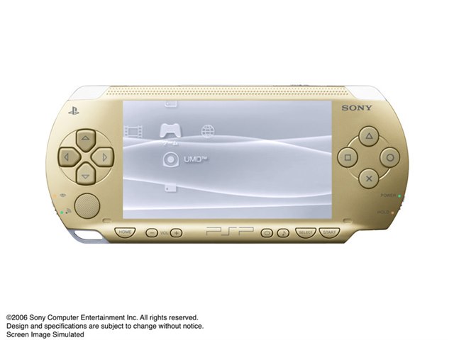 PSP プレイステーション・ポータブル シャンパンゴールド PSP-1000 CG 