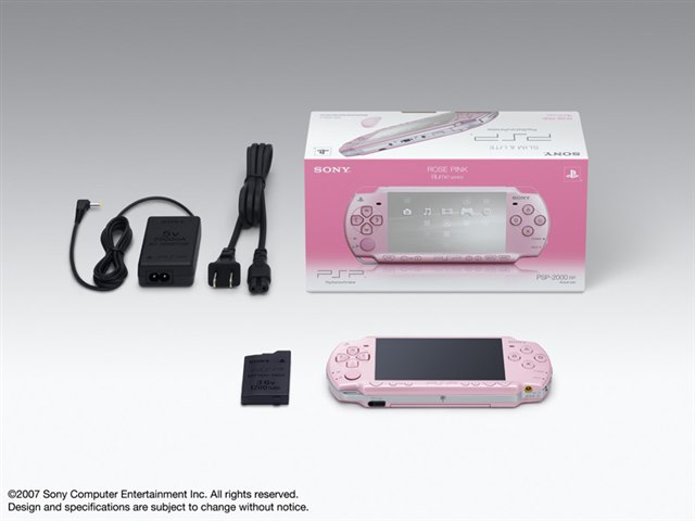 PSP プレイステーション・ポータブル ローズ・ピンク PSP-2000 RPの 