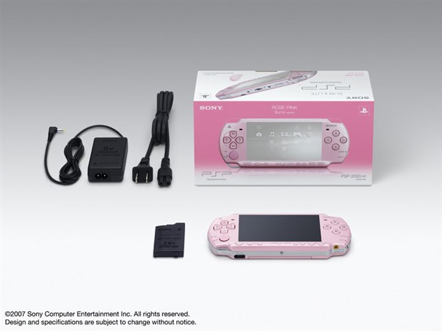 PSP プレイステーション・ポータブル ローズ・ピンク PSP-2000 RPの