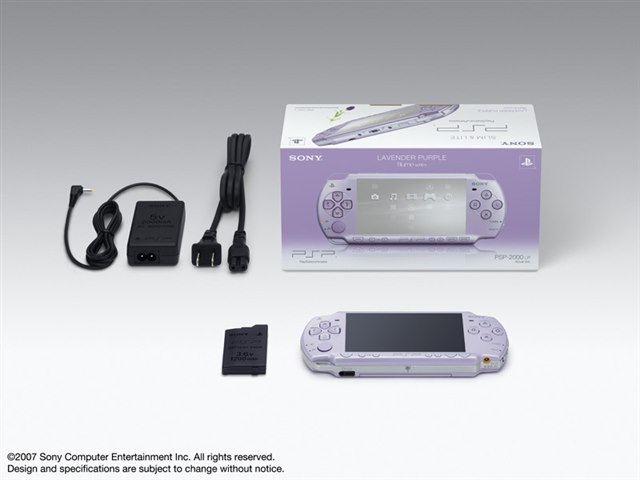 PSP プレイステーション・ポータブル ラベンダー・パープル PSP-2000 