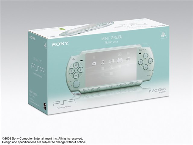 PSP プレイステーション・ポータブル ミント・グリーン PSP-2000 MGの