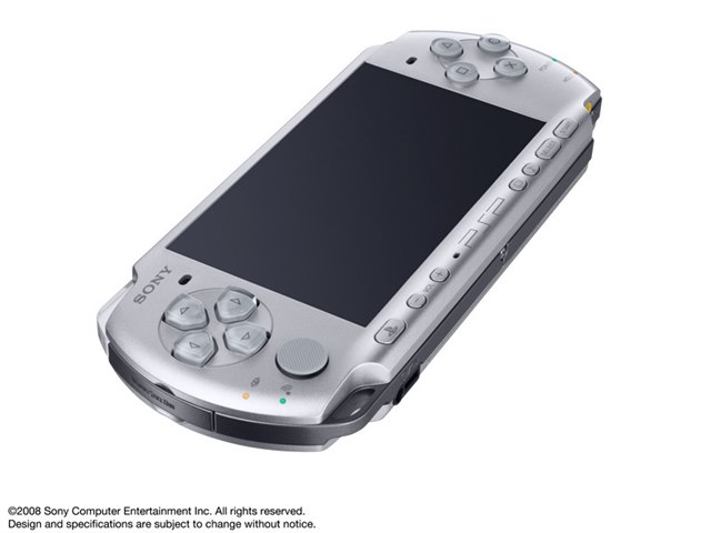 日本製 PSP-3000 ミスティック・シルバー シルバー テレビゲーム