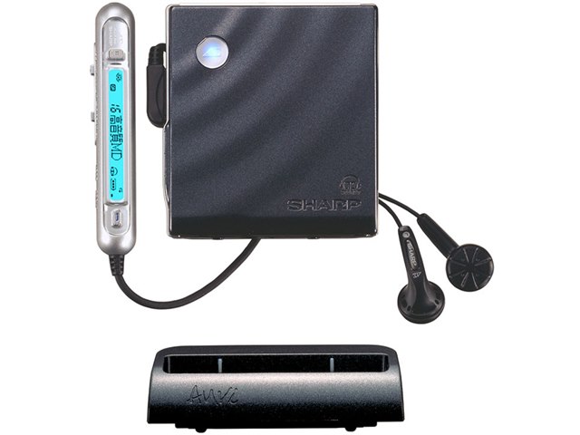 ポータブルプレーヤー 44.md ds77 シャープ、新開発1ビットアンプ搭載のポータブルMDプレーヤー
