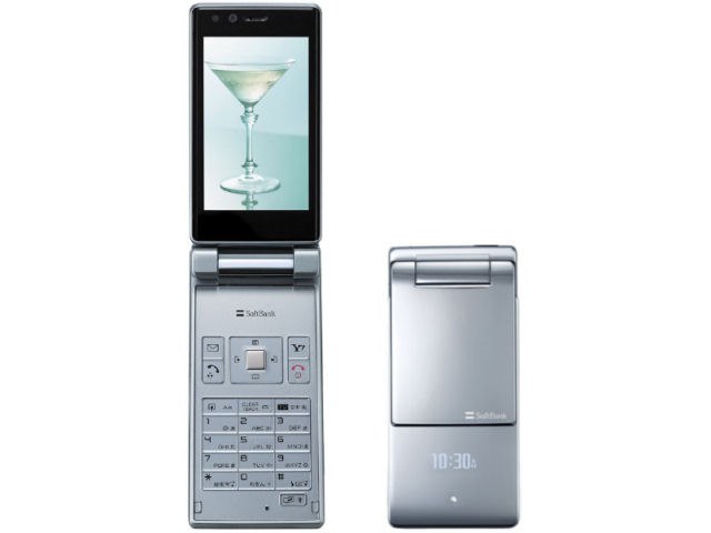 はこぽす対応商品】 携帯電話⑤ SoftBank SHARP 812SH 2007年製 当時 