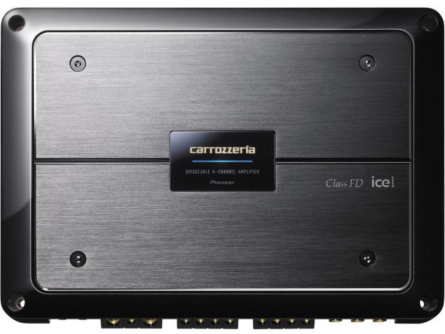 KENWOOD XR-4S デジタルパワーアンプ Kenwood Excelon XR-4S 4-channel car amplifier — 120 watts
