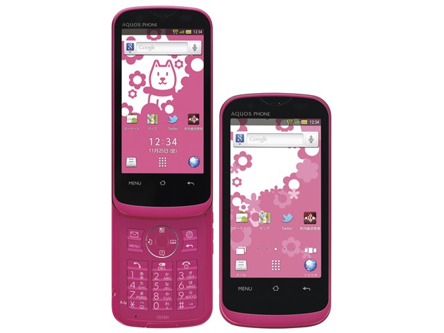 AQUOS PHONE　101SH ピンク SoftBank AQUOS PHONE THE HYBRID SoftBank 101SH（シャープ製）の概要