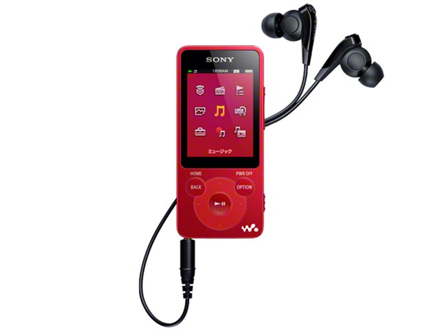 美品　SONY 　MP3プレーヤー　赤 NW-E083 [4GB]の製品画像 - 価格.com