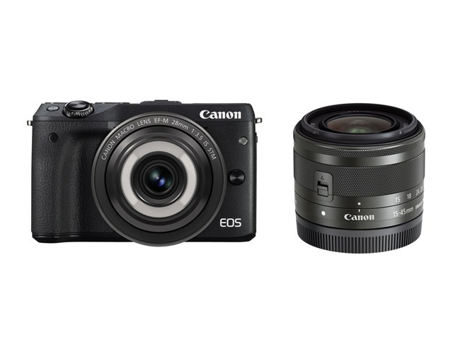 EOS M3 クリエイティブマクロ ダブルレンズキットの製品画像