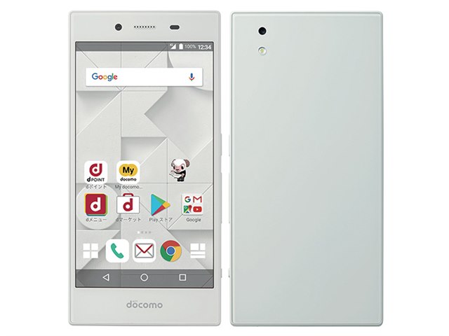 docomo スマホ MO-01K ホワイト - Androidケース