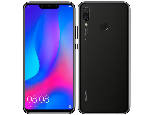 スマートフォン本体HUAWEI nova 3 ブラック - スマートフォン本体