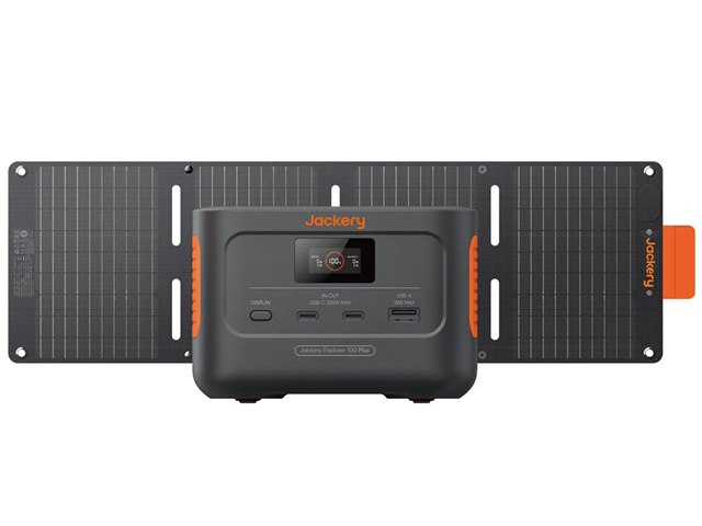 Jackery Explorer 100 Plus+SolarSaga 40 Mini ソーラーパネルセットの