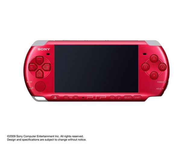 【美品】PSP 3000 ラディアン レッド　プレイステーション ポータブル 赤