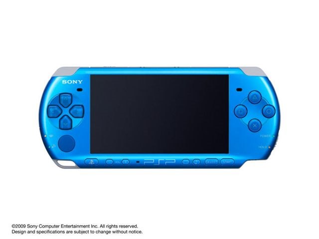 PSP プレイステーション・ポータブル バイブラント・ブルー PSP-3000 ...