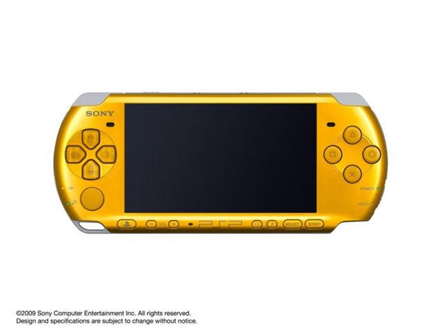 PSP プレイステーション・ポータブル ブライト・イエロー PSP-3000 BY 