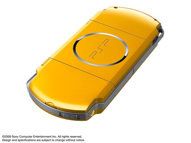 PSP プレイステーション・ポータブル ブライト・イエロー PSP-3000 BY 