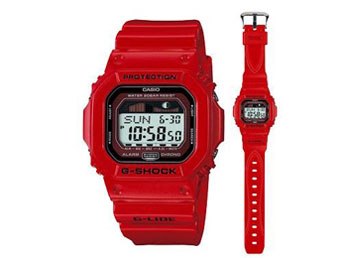 G-SHOCK 希少 GLX-5600 G-LIDE レッド Authentic Casio G-Shock Men's G-Lide Red Digital Watch