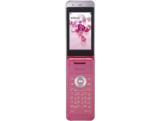 ソフトバンク製携帯電話 ピンク PANTONE WATERPROOF 202SH SoftBank [ライトピンク]の製品画像