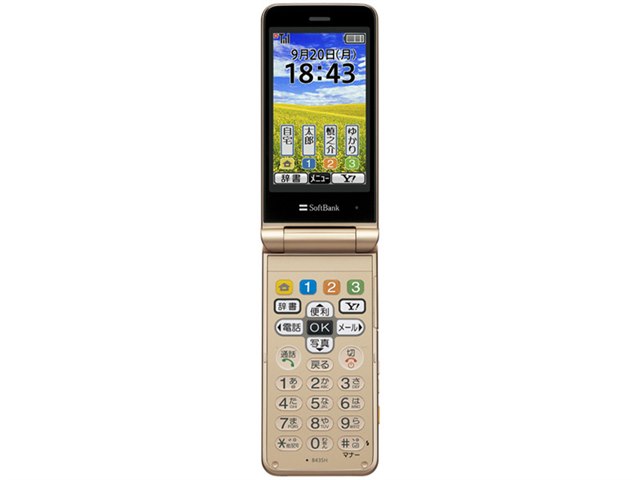 かんたん携帯 SoftBank 843SHの製品画像 - 価格.com
